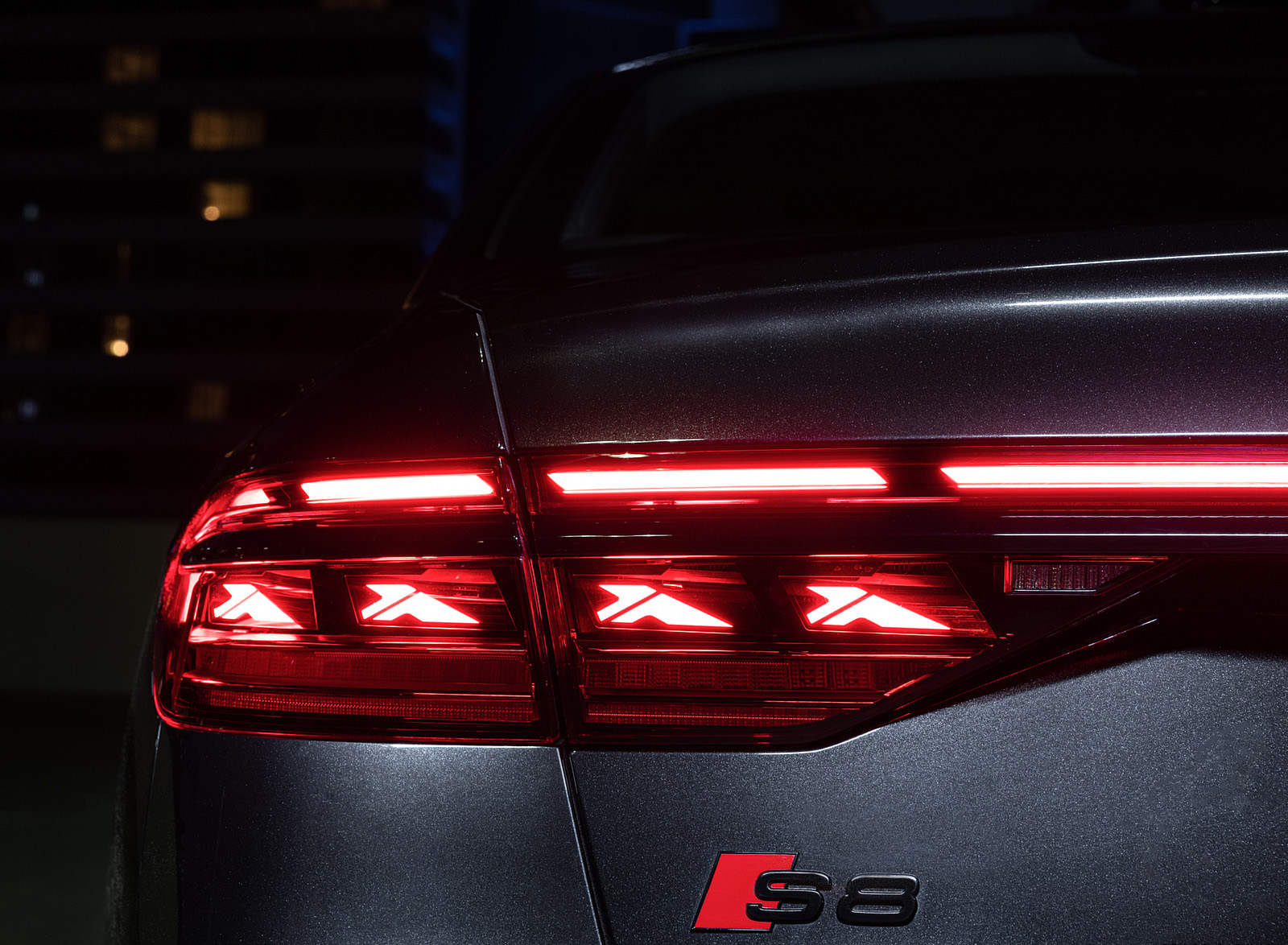 2022 Audi S8 (Color: Vesuvius Gray; US-Spec) Tail Light Wallpapers #51 of 78