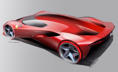 2022 Ferrari SP48 Unica Design Sketch Wallpapers 450x275 (12)