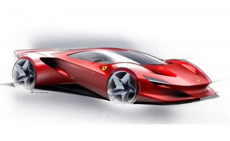2022 Ferrari SP48 Unica Design Sketch Wallpapers 450x275 (11)