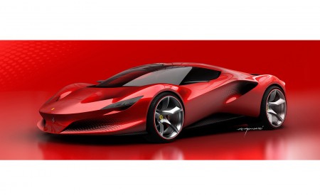 2022 Ferrari SP48 Unica Design Sketch Wallpapers 450x275 (8)