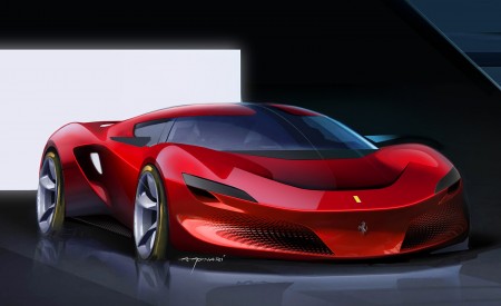 2022 Ferrari SP48 Unica Design Sketch Wallpapers 450x275 (7)