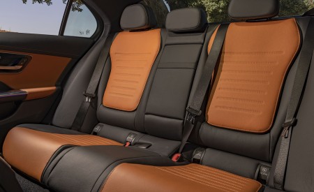 2022 Mercedes-Benz C-Class (US-Spec) Interior Rear Seats Wallpapers 450x275 (84)