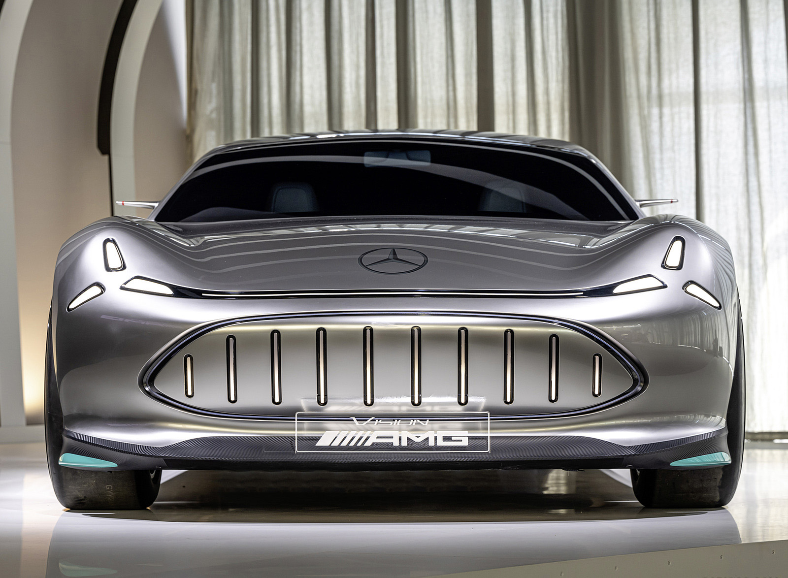 2022 Mercedes-Benz Vision AMG Concept Front Wallpapers #29 of 43