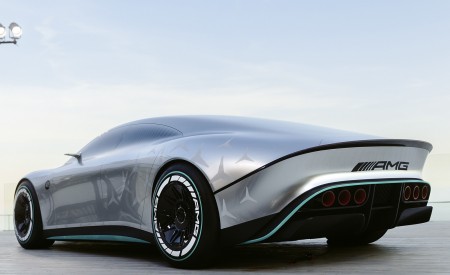 2022 Mercedes-Benz Vision AMG Concept Rear Three-Quarter Wallpapers 450x275 (2)