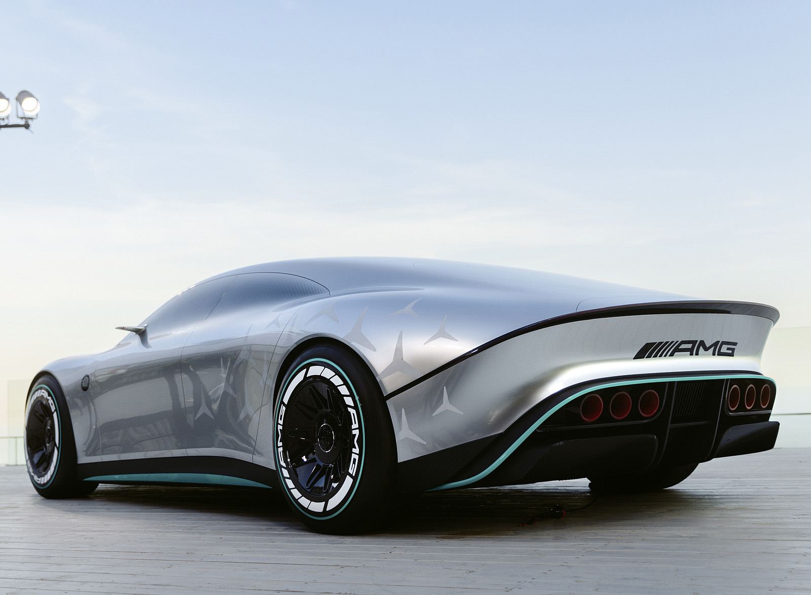 2022 Mercedes-Benz Vision AMG Concept Rear Three-Quarter Wallpapers (2)