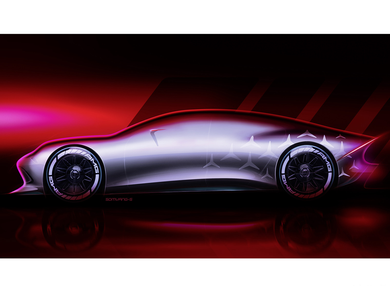 2022 Mercedes-Benz Vision AMG Concept Side Wallpapers #20 of 43