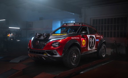 2022 Nissan Juke Hybrid Rally Tribute Concept Front Three-Quarter Wallpapers 450x275 (47)