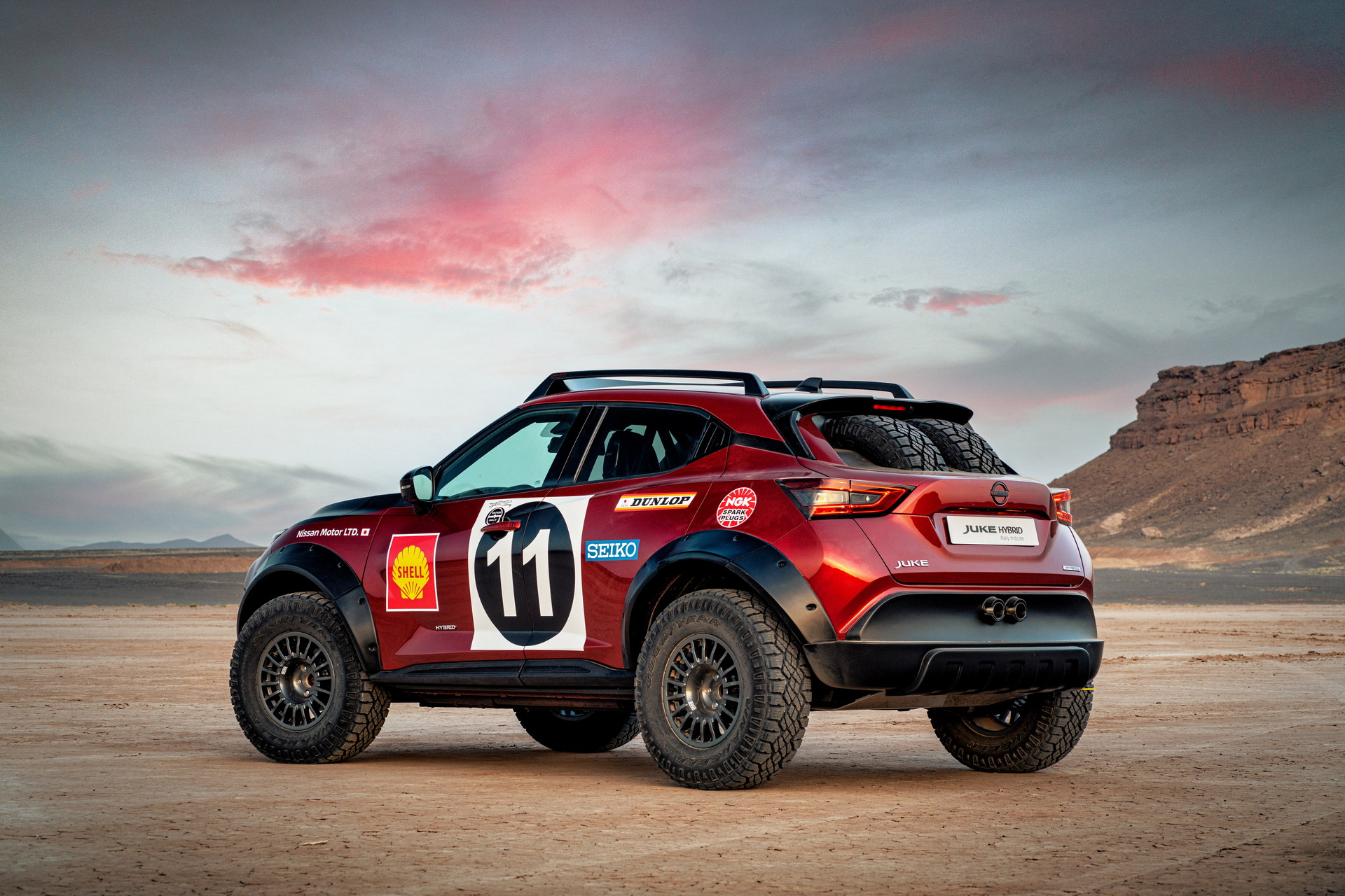 2022 Nissan Juke Hybrid Rally Tribute Concept Rear Three-Quarter Wallpapers #2 of 78