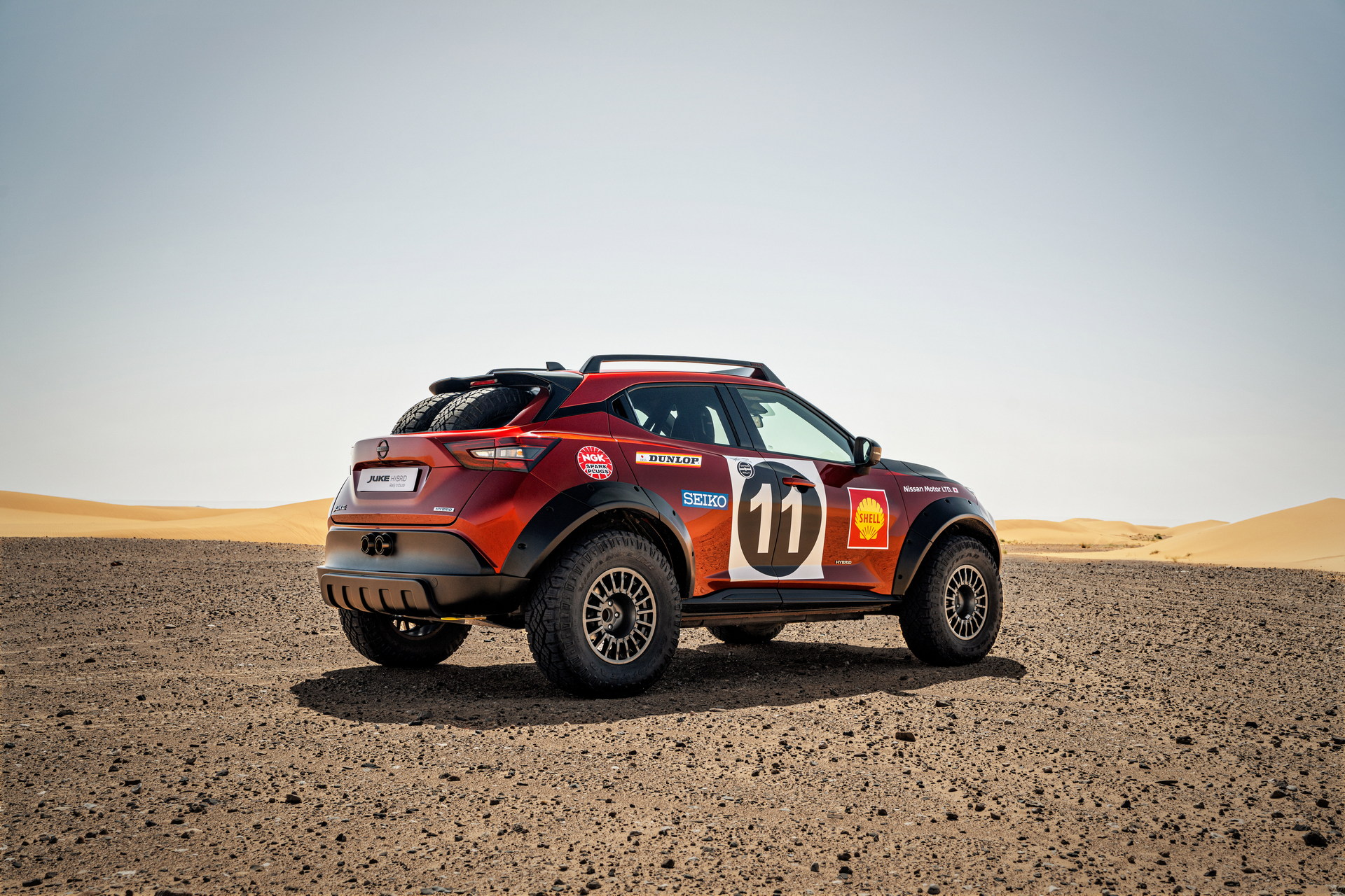 2022 Nissan Juke Hybrid Rally Tribute Concept Rear Three-Quarter Wallpapers #43 of 78