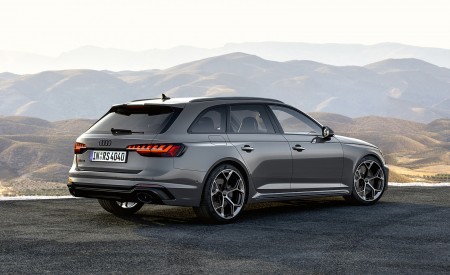 2023 Audi RS 4 Avant Competition Plus (Color: Nardo Grey) Rear Three-Quarter Wallpapers 450x275 (17)
