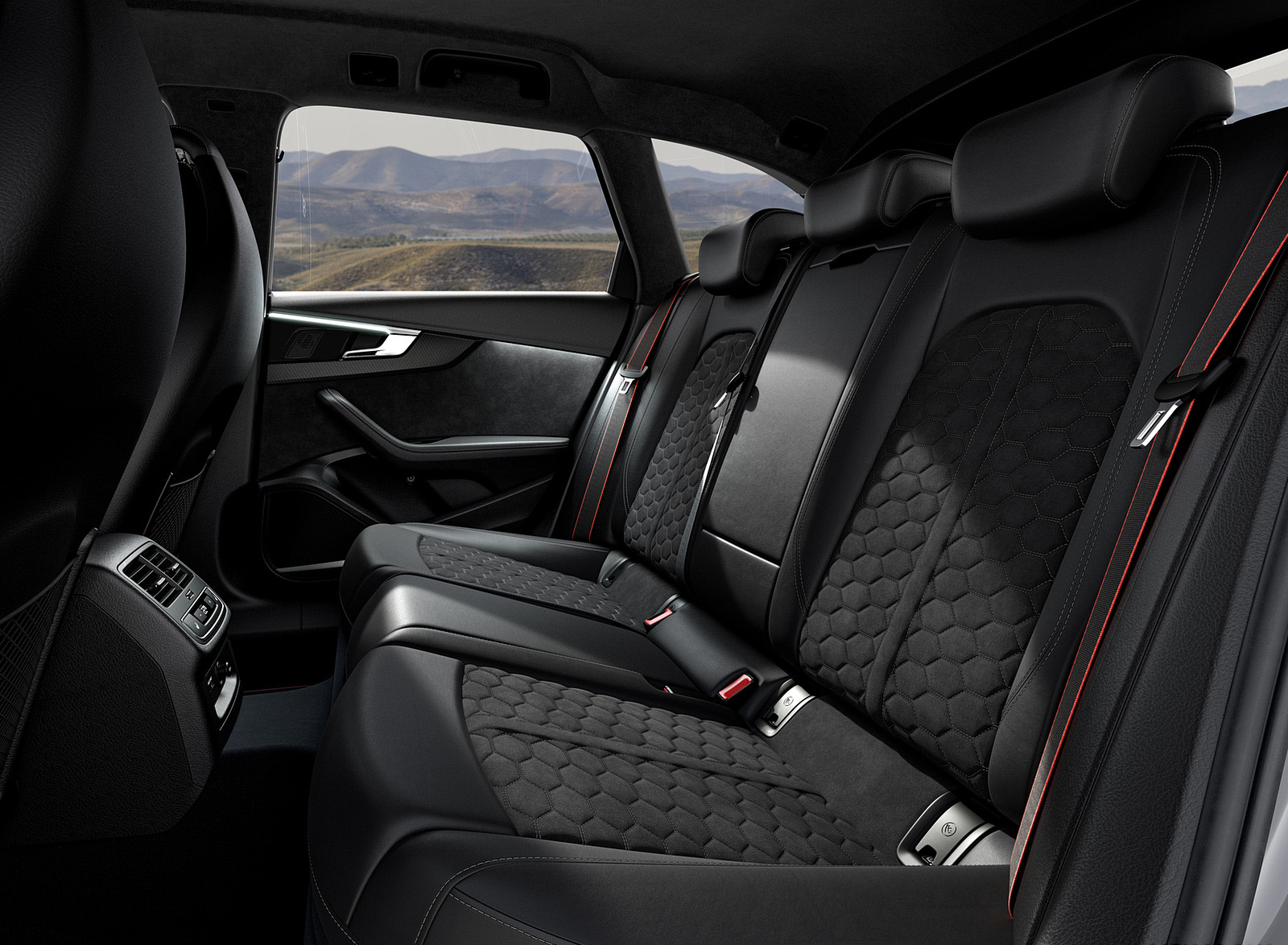 2023 Audi RS 4 Avant Competition Plus Interior Rear Seats Wallpapers #32 of 48