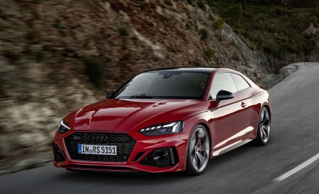 2023 Audi RS 5 Coupé Competition Plus (Color: Tango Red) Front Three-Quarter Wallpapers 450x275 (17)