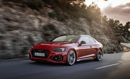 2023 Audi RS 5 Coupé Competition Plus (Color: Tango Red) Front Three-Quarter Wallpapers 450x275 (10)