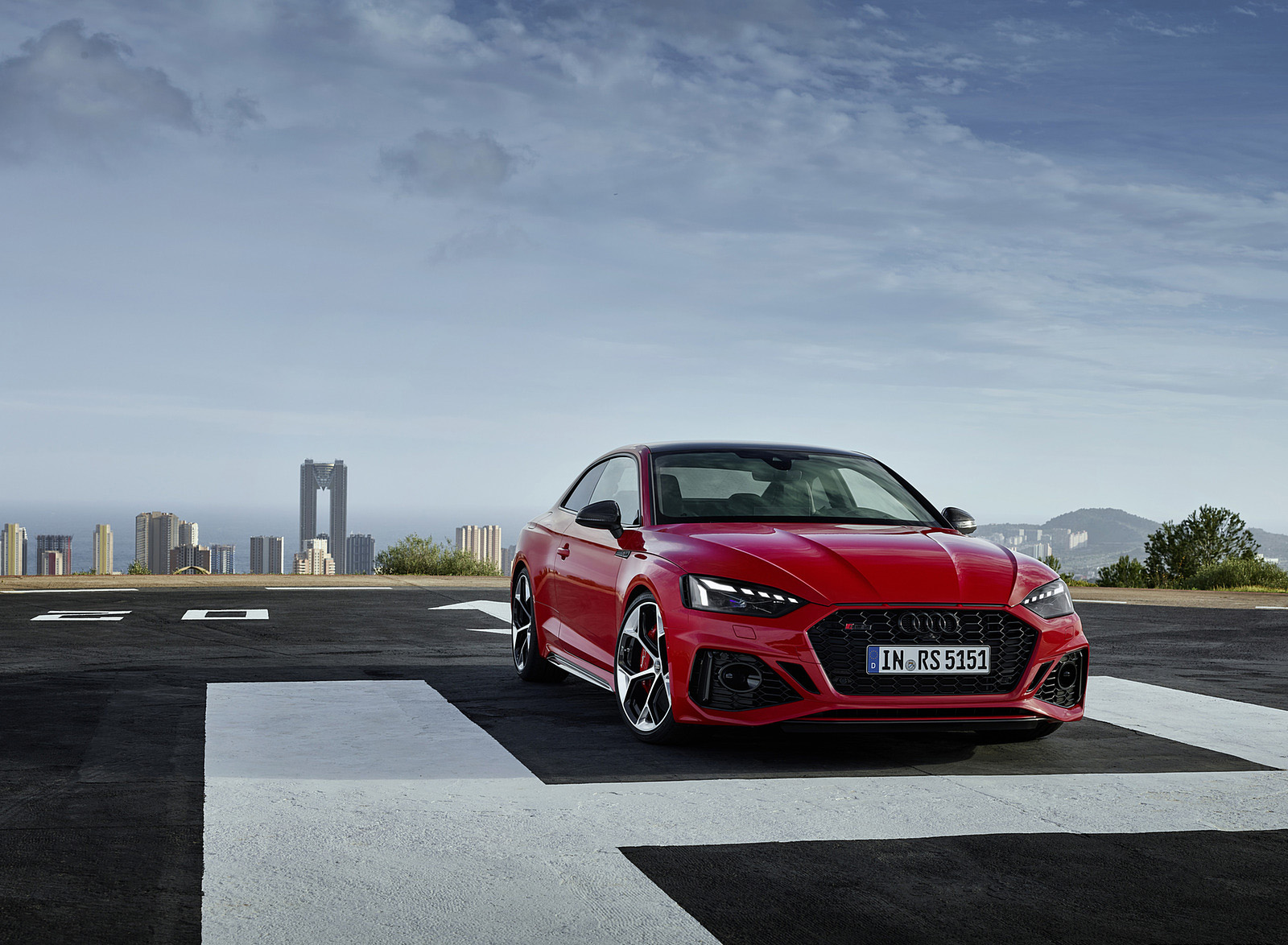 2023 Audi RS 5 Coupé Competition Plus (Color: Tango Red) Front Wallpapers #39 of 106