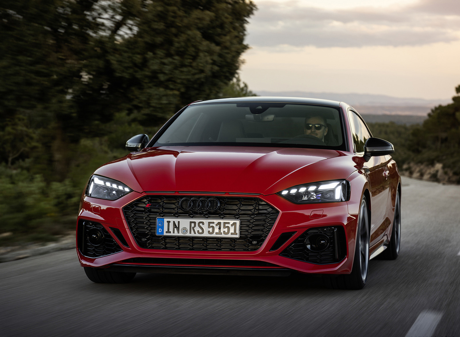 2023 Audi RS 5 Coupé Competition Plus (Color: Tango Red) Front Wallpapers #19 of 106