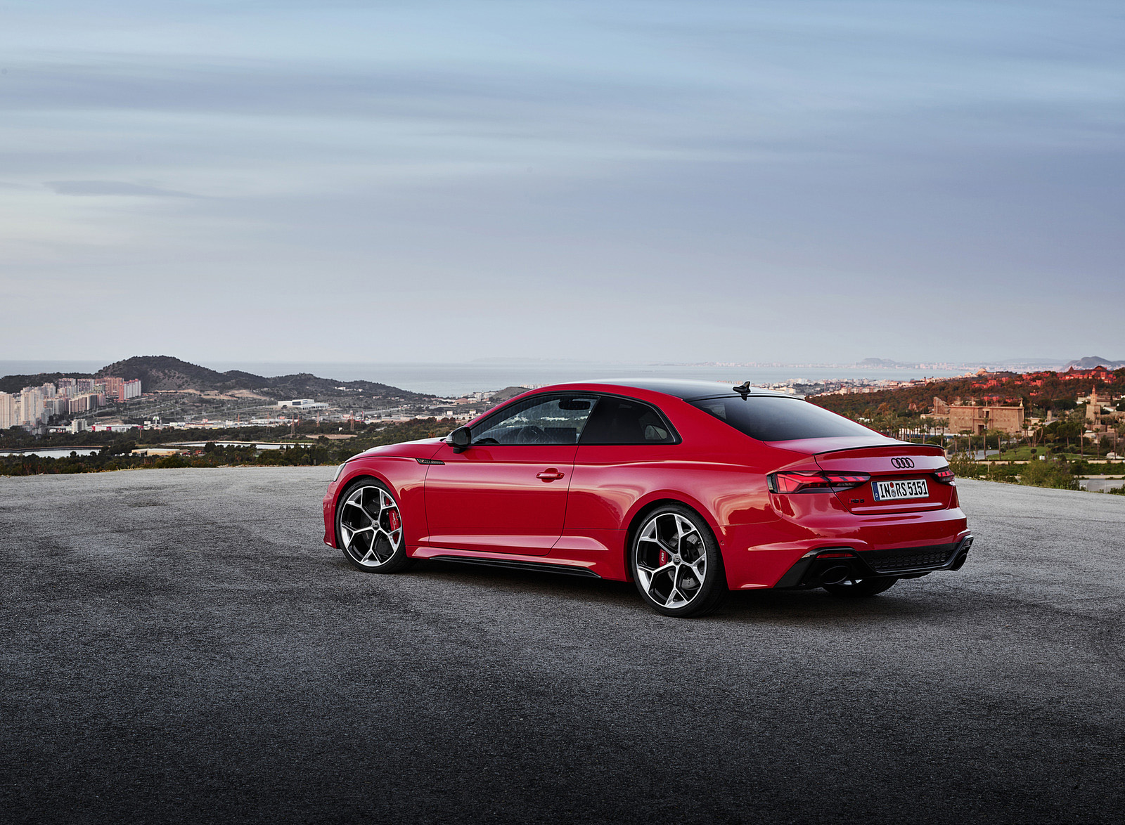 2023 Audi RS 5 Coupé Competition Plus (Color: Tango Red) Rear Three-Quarter Wallpapers #30 of 106