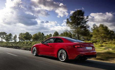 2023 Audi RS 5 Coupé Competition Plus (Color: Tango Red) Rear Three-Quarter Wallpapers 450x275 (20)