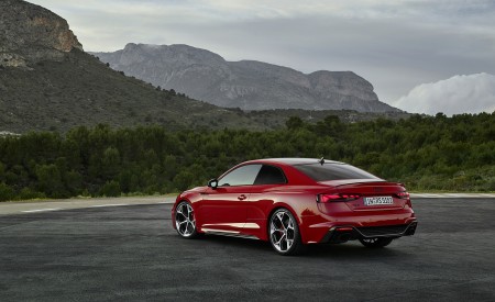 2023 Audi RS 5 Coupé Competition Plus (Color: Tango Red) Rear Three-Quarter Wallpapers 450x275 (25)