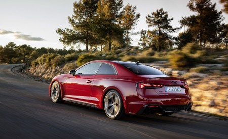 2023 Audi RS 5 Coupé Competition Plus (Color: Tango Red) Rear Three-Quarter Wallpapers 450x275 (6)