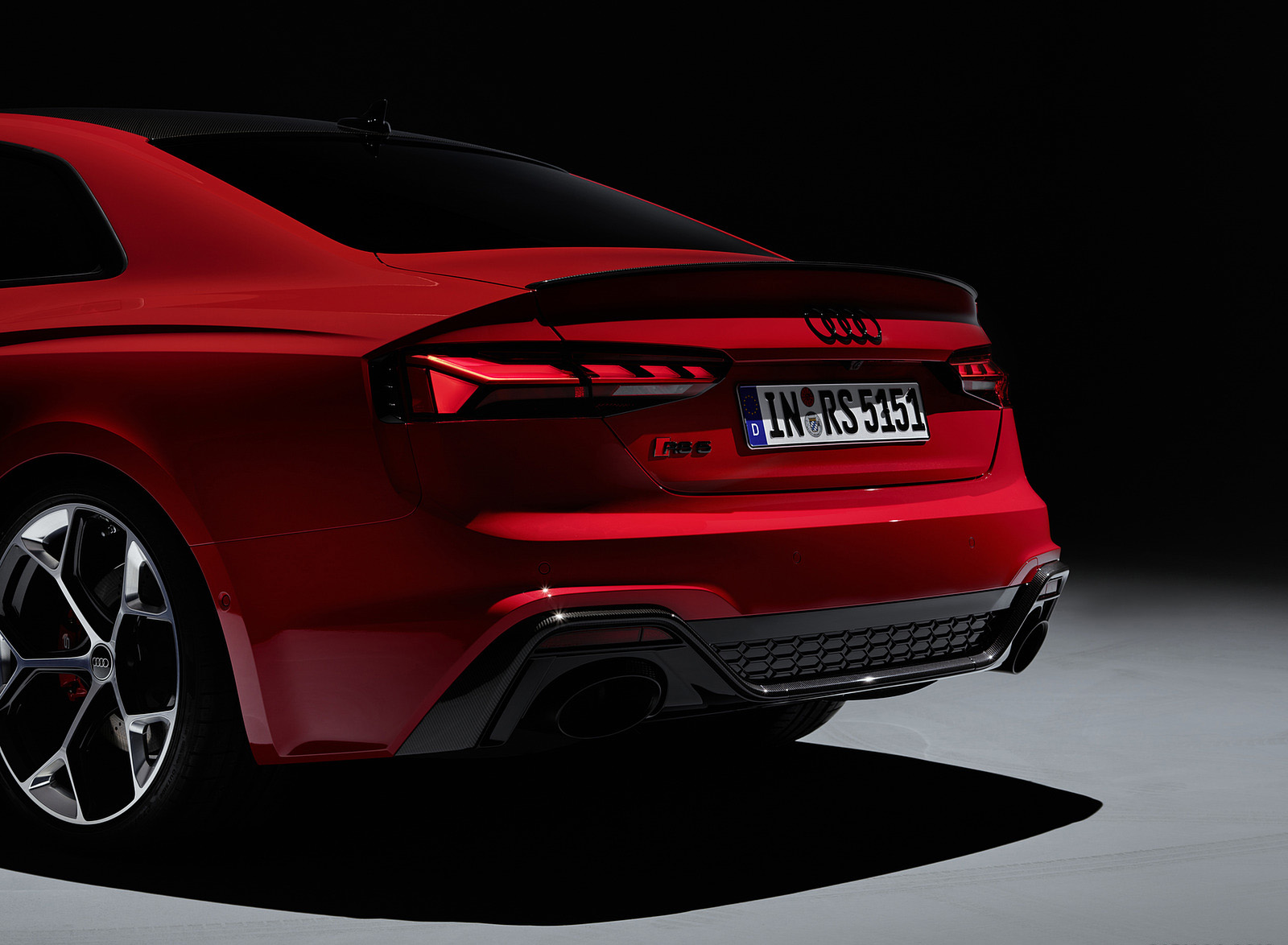2023 Audi RS 5 Coupé Competition Plus (Color: Tango Red) Rear Wallpapers #77 of 106