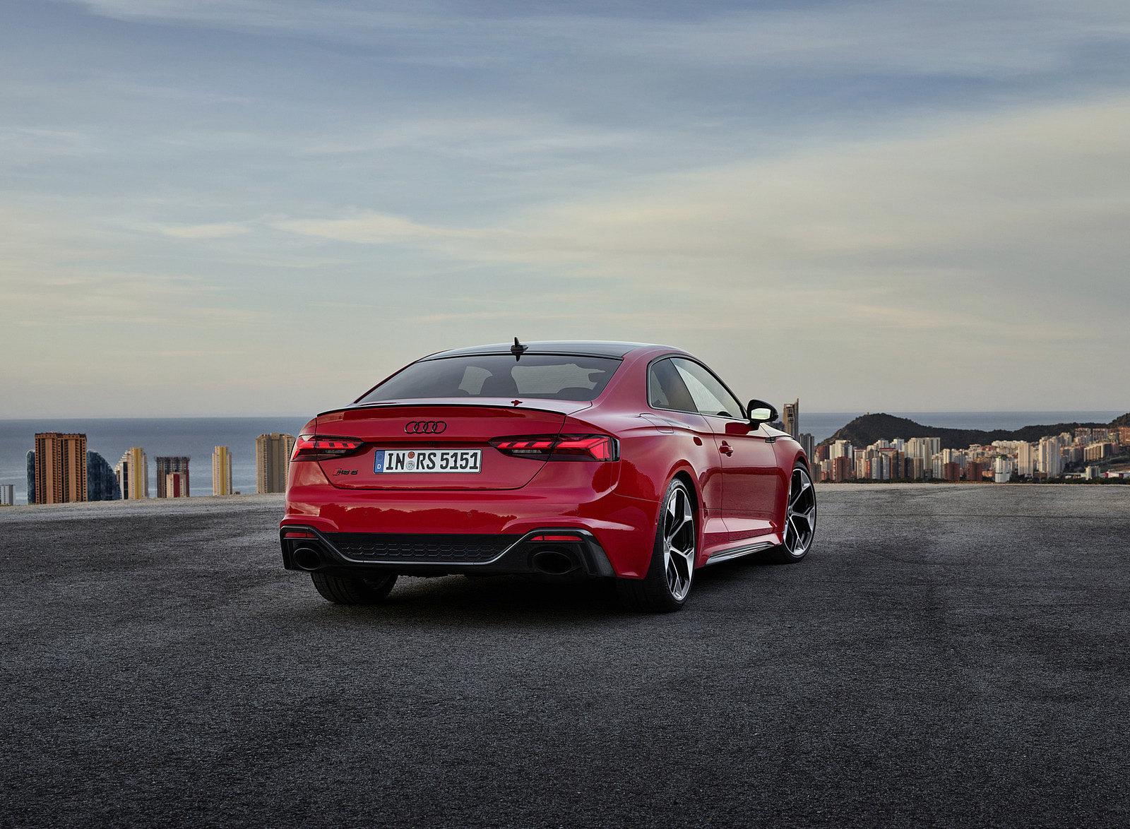 2023 Audi RS 5 Coupé Competition Plus (Color: Tango Red) Rear Wallpapers #32 of 106