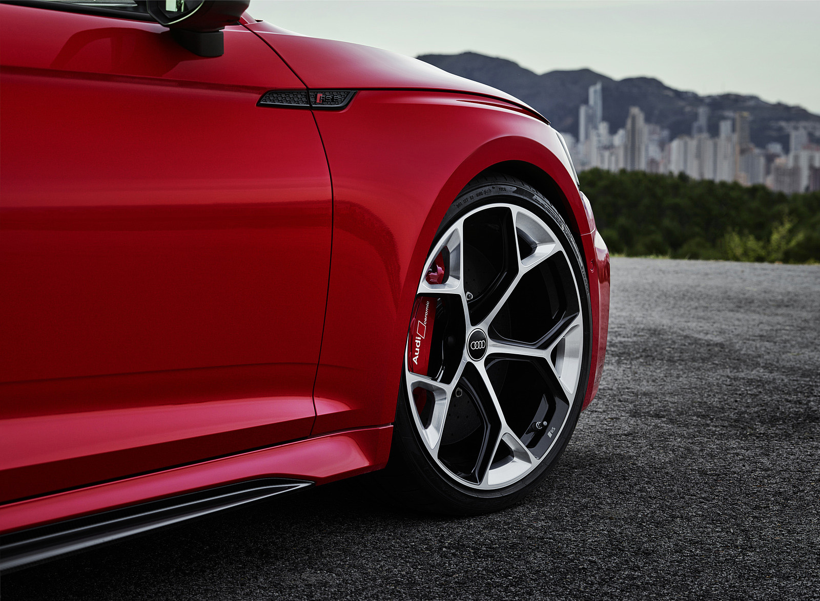 2023 Audi RS 5 Coupé Competition Plus (Color: Tango Red) Wheel Wallpapers #69 of 106