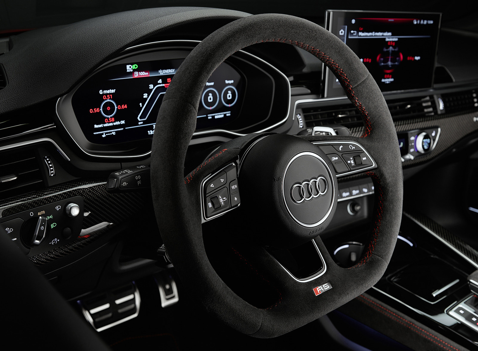 2023 Audi RS 5 Coupé Competition Plus Interior Steering Wheel Wallpapers #84 of 106