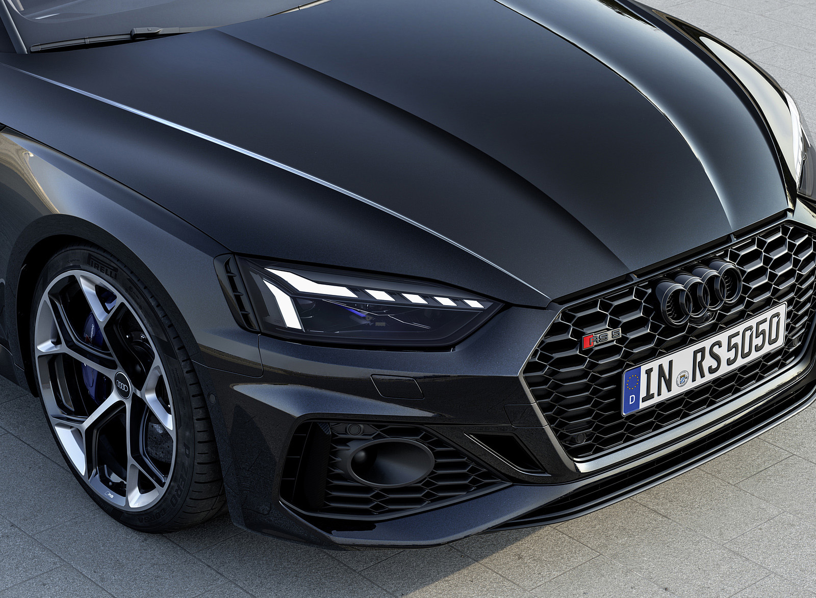 2023 Audi RS 5 Sportback Competition Plus (Color: Sebring Black) Front Wallpapers #22 of 42