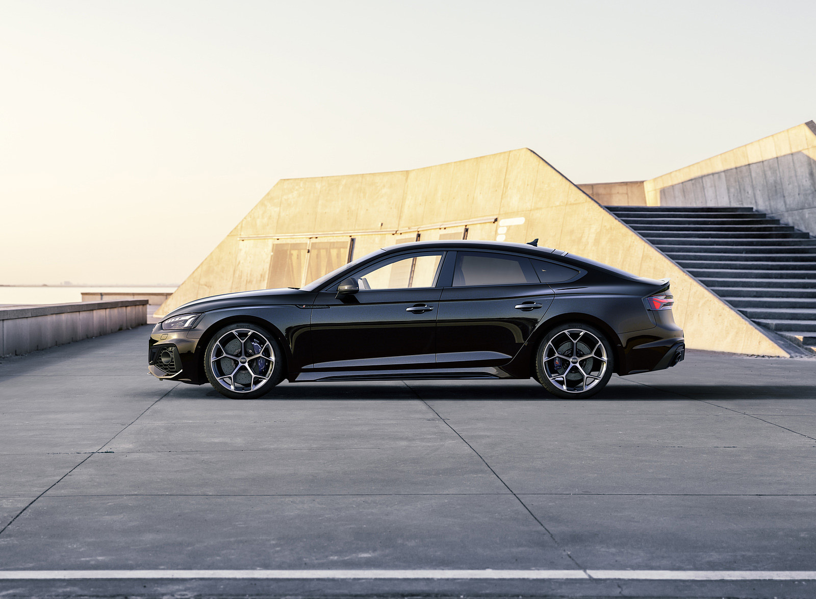 2023 Audi RS 5 Sportback Competition Plus (Color: Sebring Black) Side Wallpapers (10)