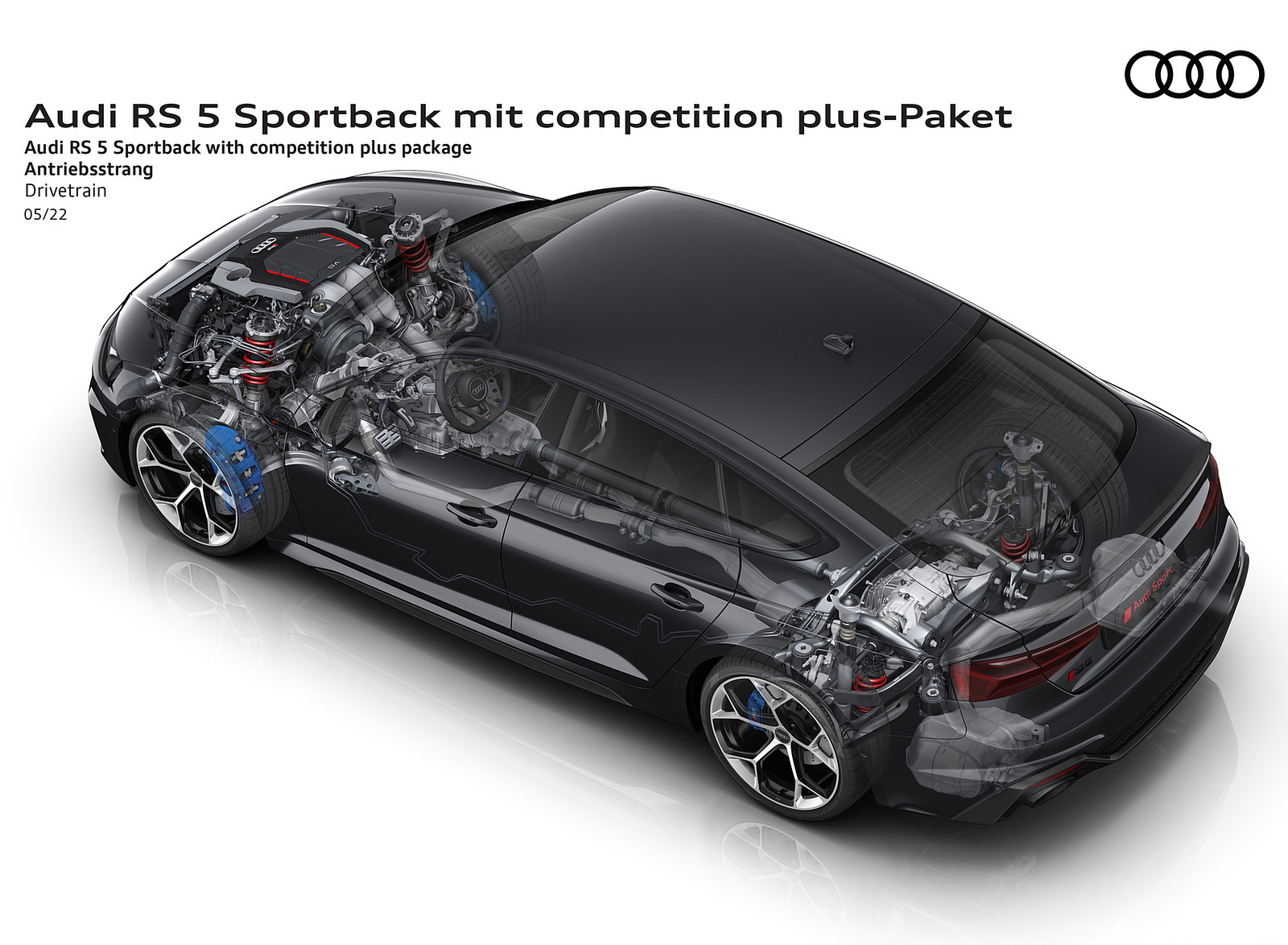 2023 Audi RS 5 Sportback Competition Plus Drivetrain Wallpapers #36 of 42