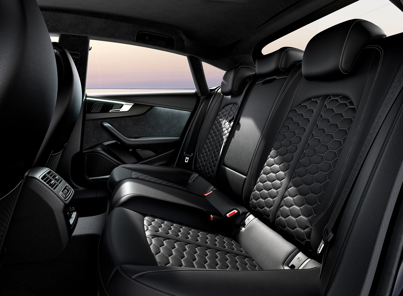 2023 Audi RS 5 Sportback Competition Plus Interior Rear Seats Wallpapers #34 of 42