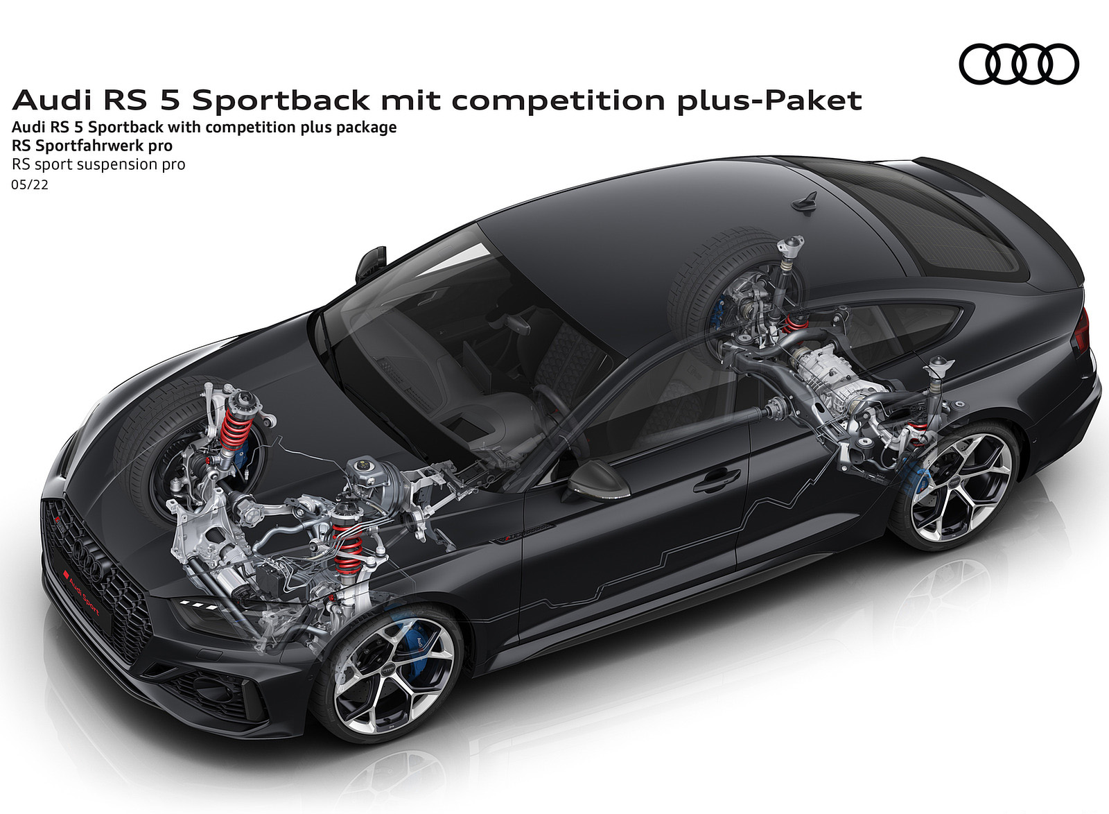 2023 Audi RS 5 Sportback Competition Plus RS sport suspension pro Wallpapers #41 of 42