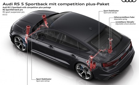 2023 Audi RS 5 Sportback Competition Plus RS sport suspension pro Wallpapers 450x275 (42)