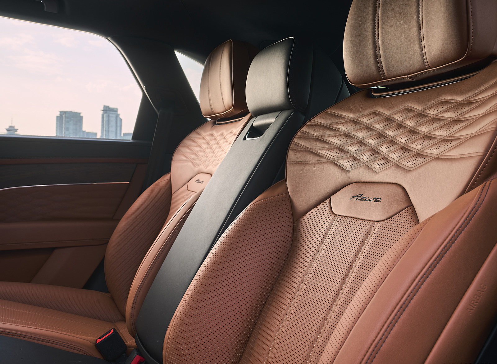 2023 Bentley Bentayga Extended Wheelbase Artistic (Color: Portofino) Interior Rear Seats Wallpapers #35 of 115