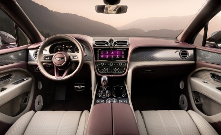 2023 Bentley Bentayga Extended Wheelbase Exquisite (Color: Damson) Interior Cockpit Wallpapers 450x275 (108)
