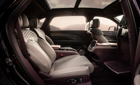 2023 Bentley Bentayga Extended Wheelbase Exquisite (Color: Damson) Interior Rear Seats Wallpapers 450x275 (111)