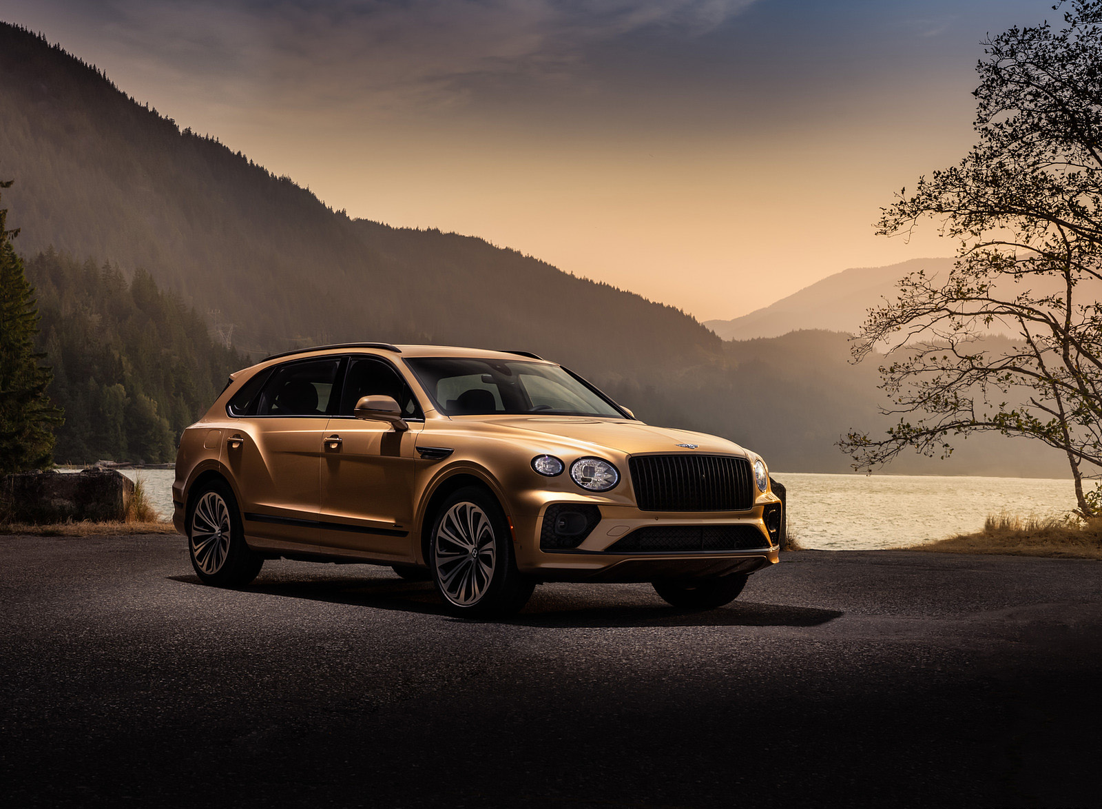2023 Bentley Bentayga Extended Wheelbase Extroverted (Color: Camel) Front Three-Quarter Wallpapers #91 of 115