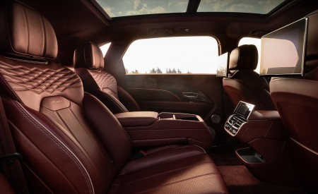 2023 Bentley Bentayga Extended Wheelbase Urban (Color: Dove Grey) Interior Rear Seats Wallpapers 450x275 (52)