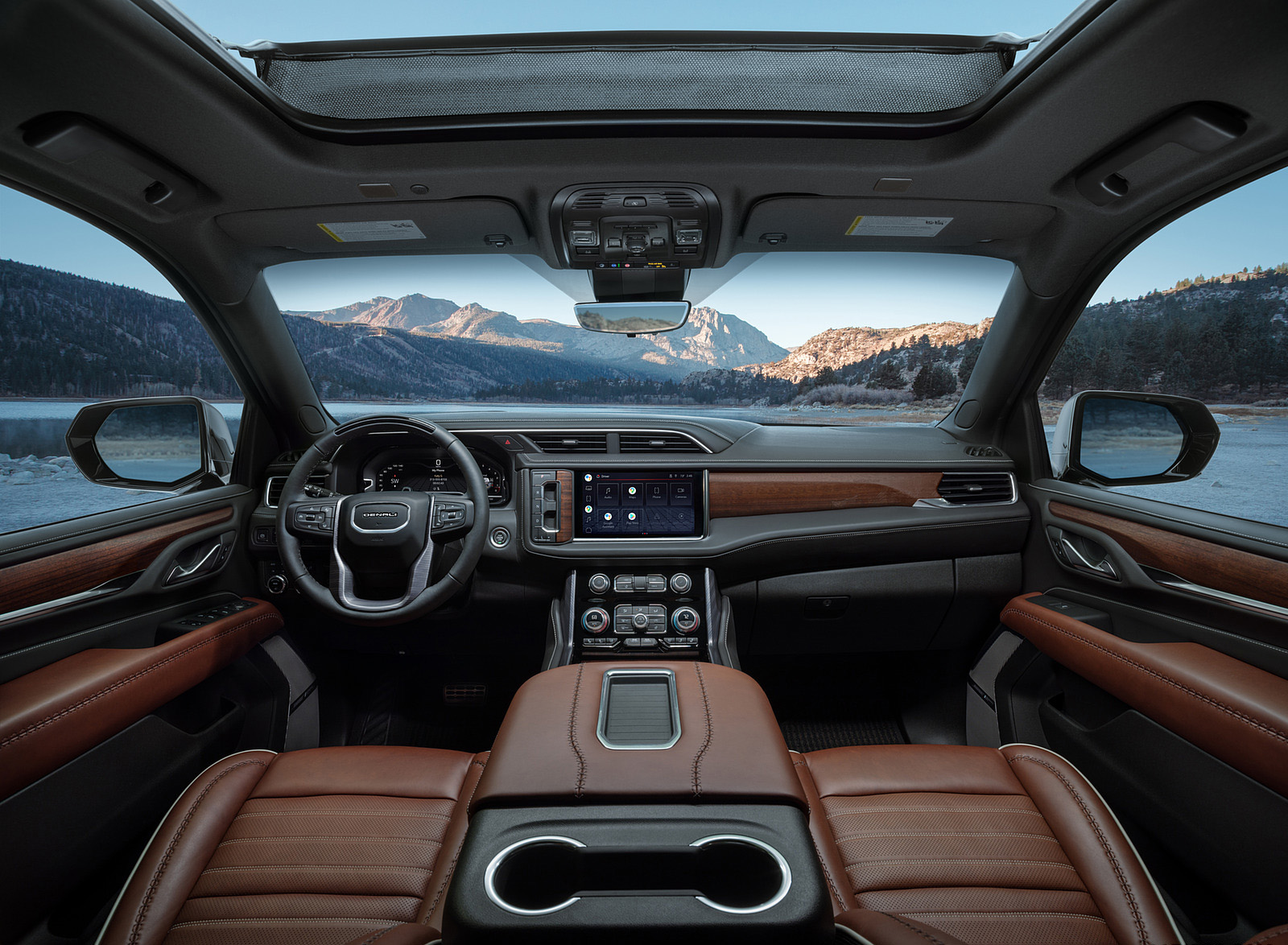 2023 GMC Yukon Denali Ultimate Interior Cockpit Wallpapers (5)