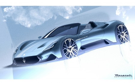 2023 Maserati MC20 Cielo Design Sketch Wallpapers  450x275 (180)