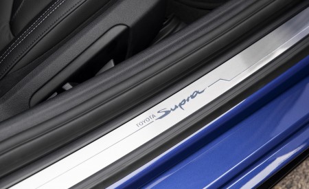 2023 Toyota GR Supra 3.0 Premium MT (Color: Stratosphere Blue) Door Sill Wallpapers 450x275 (41)