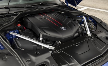 2023 Toyota GR Supra 3.0 Premium MT (Color: Stratosphere Blue) Engine Wallpapers 450x275 (39)