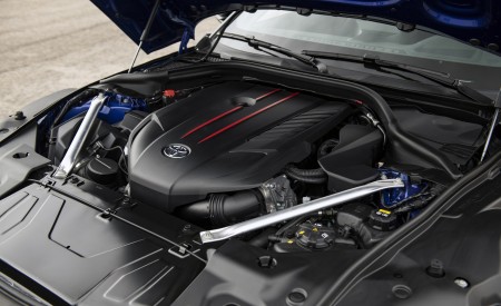 2023 Toyota GR Supra 3.0 Premium MT (Color: Stratosphere Blue) Engine Wallpapers 450x275 (40)