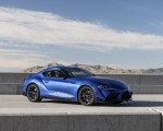 2023 Toyota GR Supra 3.0 Premium MT (Color: Stratosphere Blue) Front Three-Quarter Wallpapers 150x120