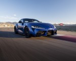 2023 Toyota GR Supra 3.0 Premium MT (Color: Stratosphere Blue) Front Three-Quarter Wallpapers 150x120