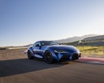 2023 Toyota GR Supra 3.0 Premium MT (Color: Stratosphere Blue) Front Three-Quarter Wallpapers 150x120