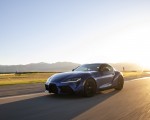 2023 Toyota GR Supra 3.0 Premium MT (Color: Stratosphere Blue) Front Three-Quarter Wallpapers 150x120