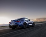 2023 Toyota GR Supra 3.0 Premium MT (Color: Stratosphere Blue) Rear Three-Quarter Wallpapers 150x120