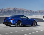 2023 Toyota GR Supra 3.0 Premium MT (Color: Stratosphere Blue) Rear Three-Quarter Wallpapers 150x120