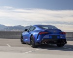 2023 Toyota GR Supra 3.0 Premium MT (Color: Stratosphere Blue) Rear Wallpapers 150x120